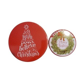 Set of Christmas Tins: 4 in all